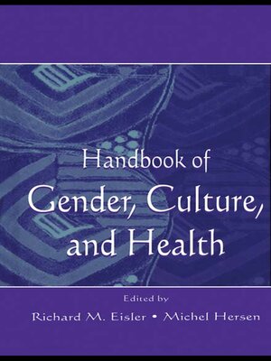 cover image of Handbook of Gender, Culture, and Health